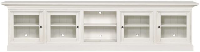 Hammary® Structures White Quintuple Double Door Console-0