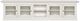 Hammary® Structures White Quintuple Double Door Console-0