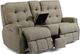Flexsteel® Devon Slate Power Reclining Loveseat with Console and Power Headrests-1