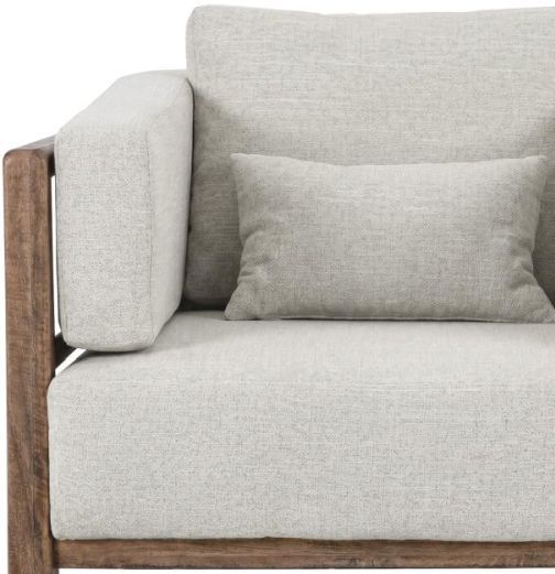 International Furniture Direct Roots Brown/Oyster Accent Chair-1