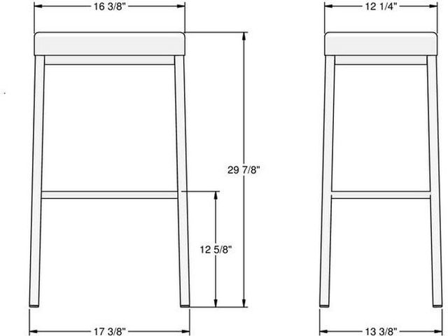 Amisco Customizable Bradley Upholstered Bar Stool-1
