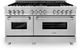 ZLINE 60" Stainless Steel Pro Style Dual Fuel Range-0