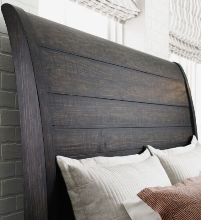 Kincaid® Plank Road Charcoal Eastburn Queen Sleigh Bed-1