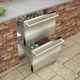Marvel 5.0 Cu.Ft. Stainless Steel Outdoor Under-Counter Refrigerator-1