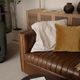 LH Home Seating Notting Hi Camel Brown Channel Sofa-1