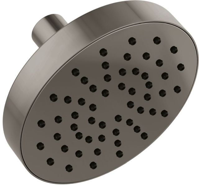 Brizo Essential™ Brilliance® Black Onyx 5" Linear Round Single-Function Wall Mount Shower Head-0