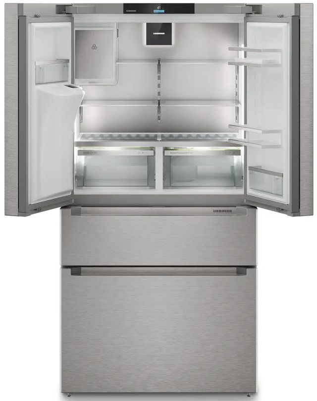 Liebherr 36" 20.7 Cu. Ft. Stainless Steel Counter Depth French Door Refrigerator-1