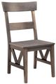Handstone Chattanooga Side Chair With Wood Seat - 20-1/2Wx39Hx22-1/4D-0