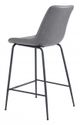 Zuo® Byron Gray Counter Chair-4