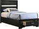 Coaster® Miranda Black Twin Storage Bed-0