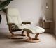 Stressless® by Ekornes® Customizable Consul Medium Manual Recliner and Ottoman with Classic Base-4