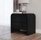 Modus Furniture Elora Jet Black Ash 2-Drawer Nightstand-1