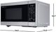 Sharp® Carousel® 0.9 Cu. Ft. Stainless Steel Countertop Microwave-5