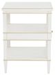 Fairfield® Camille Linen Rectangular 1-Drawer End Table-2