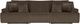 Signature Design by Ashley® Top Tier 3-Piece Chocolate Manual Reclining Small Spaced Sectional-0