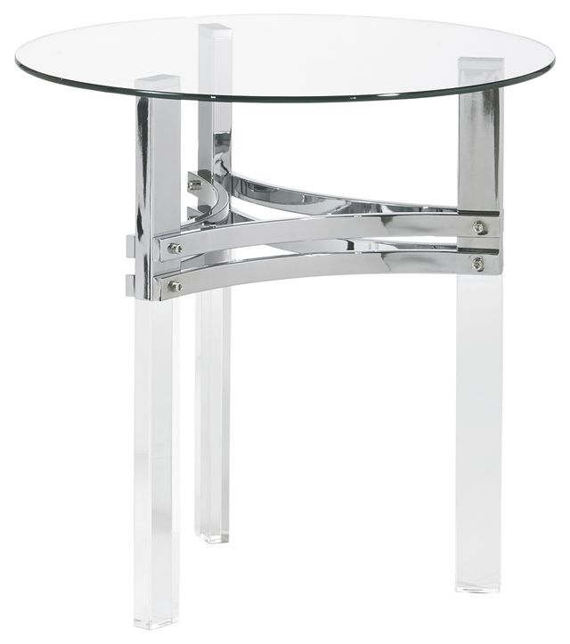 Signature Design by Ashley® Braddoni 2-Piece Chrome Living Room Table Set-2