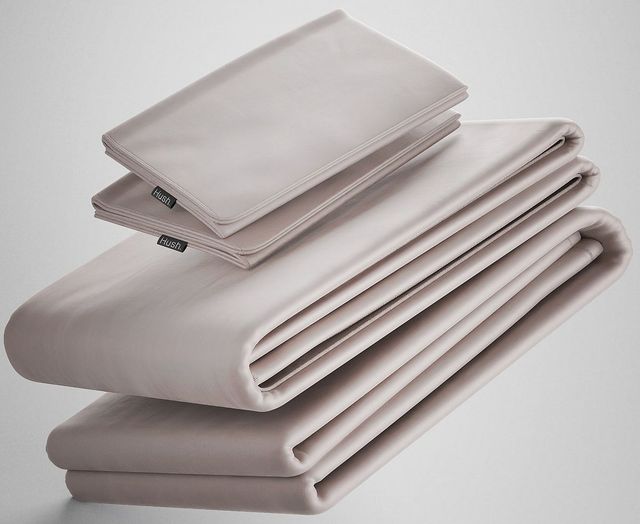 Hush Iced 4-Piece Grey Full Bamboo Cooling Sheets and Pillowcase Set-1