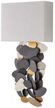 Currey & Company Moon Dust Gold/Hiroshi Gray Wall Sconce-2