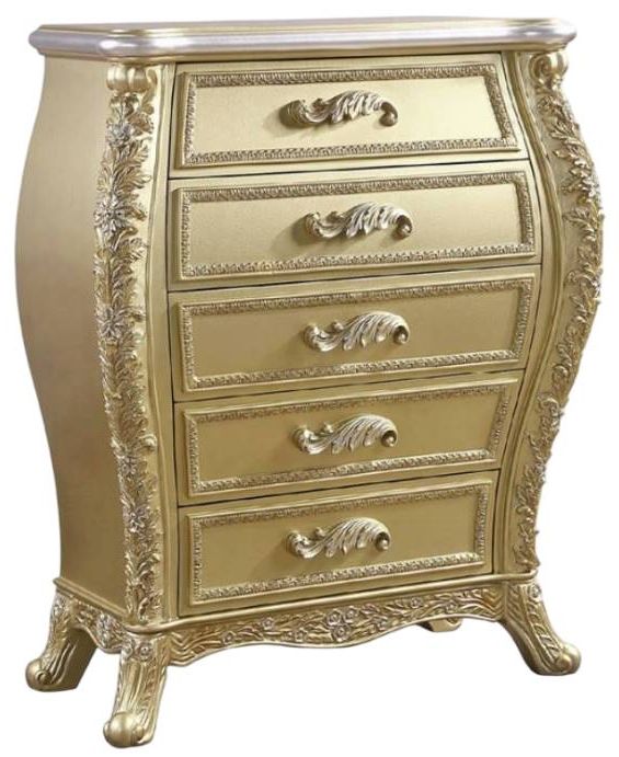 ACME Furniture Cabriole Gold Chest-0