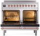 Ilve® Nostalgie II Series 40" Stainless Steel Pro Style Induction Range-2