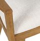 Jofran Inc. Axis Sable Panel Back Swivel Dining Arm Chair-5
