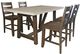Jofran Inc. Sierrafina Cortado Rung Back Counter Stool-4