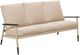 Telescope Casual Customizable Welles Aluminum/Fabric Outdoor 3-Seat Sofa-0