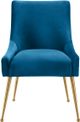 TOV Furniture Beatrix Pleated Navy Side Chair-1