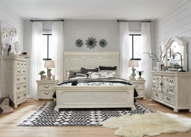 Magnussen Home® Bronwyn Alabaster King Panel Headboard-1