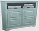 American Heartland Manufacturing Poplar 57" Tall Curve Corner TV Stand-0