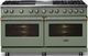 Viking® 5 Series 60" Eucalyptus Pro Style Dual Fuel (LP) Range with Brushed Brass Trim-4