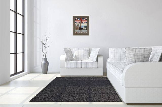 Classy Living The Portmanteau Collection Vintage Travel London 22" Wall Art-1