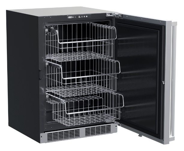 Marvel Professional 4.6 Cu. Ft. Stainless Steel Undercounter Freezer-1