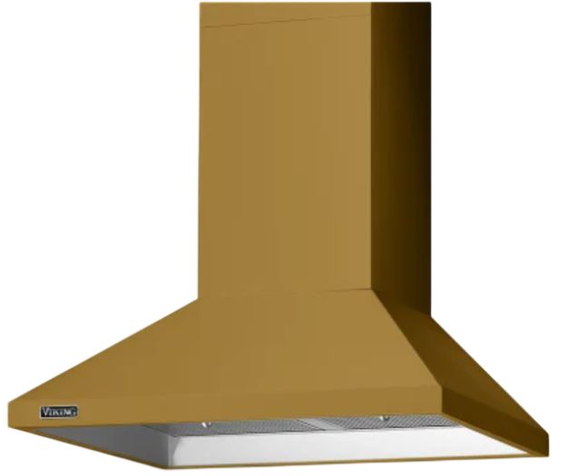 Viking® 3 Series 36" Golden Hour Wide Chimney Wall Hood with Ventilator-0