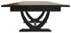 Mavin Customizable 38" x 84" Concave Extendable Dining Table with 12" Leaf-2
