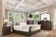 Furniture of America® Lysandra Beige/Natural Tone Eastern King Sleigh Bed-1
