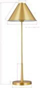 Forty West Haley Brass Buffet Lamp-1