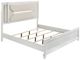 Coaster® Marmore 4-Piece White Eastern King Bedroom Set-1