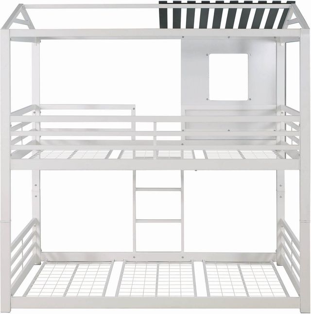Coaster® Belton Light Grey Twin/Twin Bunk Bed-3