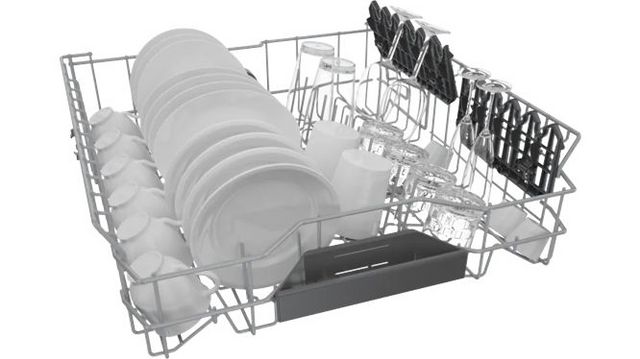 Bosch® 300 Series 24" Stainless Steel Front Control Built In Dishwasher-2
