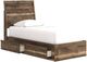 Signature Design by Ashley® Chirason Brown Youth Twin 2-Drawer Storage Panel Bed-4
