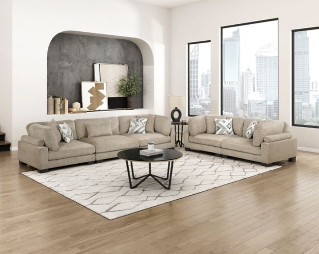 Homelegance® Tinley Brown Loveseat-1