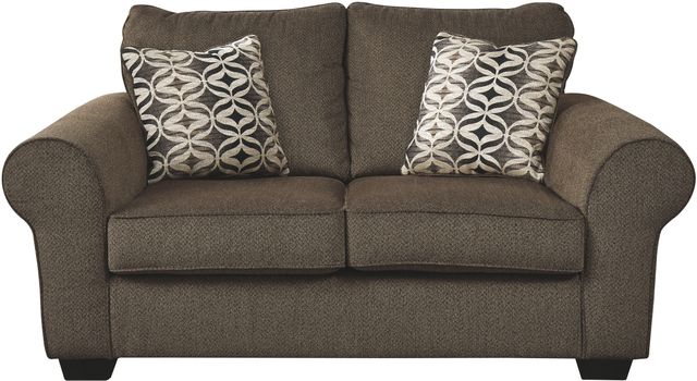 Benchcraft® Nesso Walnut Loveseat-0