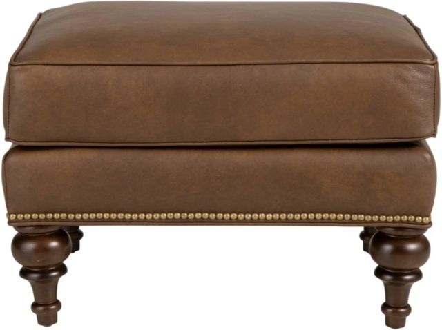 Craftmaster® Customizable CM Leather Ottoman-1