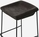 EQ3 Mackenzie Black/Dark Grey Counter Stool-3