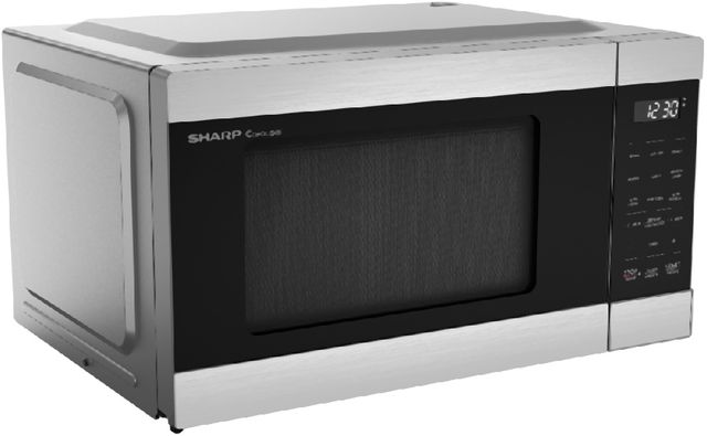 Sharp® 0.9 Cu. Ft. Stainless Steel Countertop Microwave Oven With Air Fryer-2