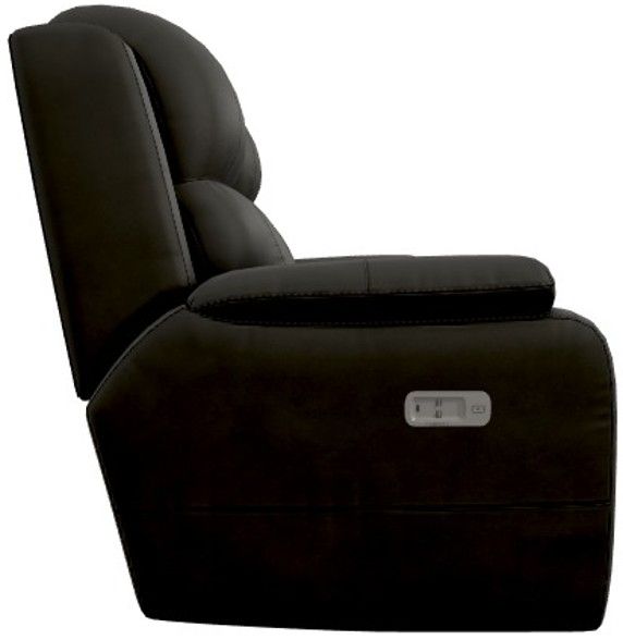 La-Z-Boy® Dorian Mineral Leather Power Reclining Loveseat with Console and Headrest-3