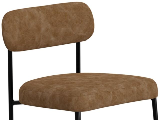 International Furniture Direct Seating Black/Cognac 43" Bar Stool-3