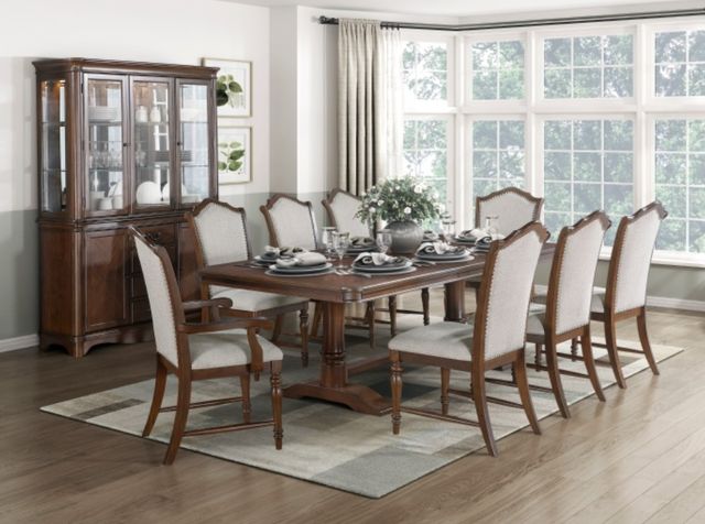 Homelegance® Rexford Cherry Buffet and Hutch-1