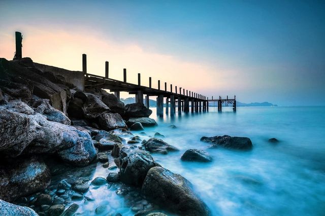 Classy Living Foggy Pier Serenity Wall Art-0